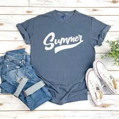 Looking for a cute versatile top to wear? Make sure to grab one of our Graphic tees! This soft and comfortable graphic tee is the perfect top for any outfit. It can be paired with biker shorts, jeans, or even a simple skirt/dress! This tee is true-to-size, so be sure to order your regular t-shirt size! If you are looking for a more oversized look, make sure to size up! Simple Skirt, High Neck Tank Top, High Neck Tank, Retro Summer, Mock Turtleneck, Shorts Jeans, Workout Tank Tops, Skirt Dress, Biker Shorts