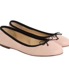 Pink And Black Ribbon Leather Ballerina Flat Never Worn Detail In From Ribbons As Shown In Picture Size: 5 Chic Pink Almond Toe Ballet Flats, Chic Pink Ballet Flats For Evening, Pink Leather Flats For Evening, Chic Pink Leather Ballet Flats, Formal Pink Leather Ballet Flats, Pink Leather Ballet Flats For Formal Occasions, Pink Flats For Office In Spring, Pink Leather Ballet Flats For Party, Spring Office Pink Flats