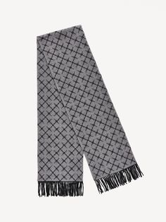 Oversized Scarf Nordstrom, Luxury Black Cashmere Scarves, Luxury Designer Plaid Scarves, Luxury Multicolor Square Scarf, Luxury Plaid Wool Scarves, Scarf Belt, By Malene Birger, Long Scarf, Knitwear Tops