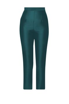 Silk and Wool Cigarette Pants – ALEXIA MARÍA Elegant Formal Bottoms With Zipper Closure, Elegant Tapered Leg Dress Pants For Party, Elegant Straight Pants With Zipper Closure, Elegant High-waisted Pants With Zipper Closure, Elegant Straight-leg Bottoms With Zipper Closure, Elegant Straight Leg Bottoms With Zipper Closure, Elegant Bottoms With Zipper Closure For Night Out, Elegant Workwear Pants With Zipper Closure, Elegant Party Pants With Belt Loops