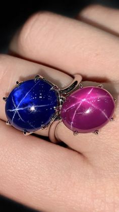 Sapphire Gold Ring, Star Ruby Ring, Mogok, Colored Stone Rings, Whimsical Jewelry, Gold Rings Fashion, Jewels Rings, Family Jewellery