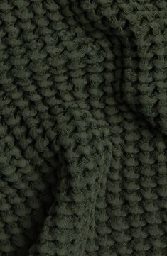 the texture of a green knitted material is shown in close up view, with no visible stitches