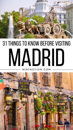 Visiting Madrid for the First Time? 31 Essential Travel Tips Madrid Nightlife, Madrid Itinerary, Toronto Travel Guide, Vancouver Travel Guide, Montreal Travel Guide, Nashville Travel Guide, New Orleans Travel Guide, San Francisco Travel Guide