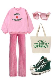 K Fashion, Swaggy Outfits, Teenage Fashion Outfits, Pink Outfit, Mode Vintage, Lookbook Outfits, Mode Inspiration, Polyvore Outfits, Retro Outfits