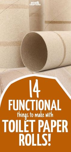 You'll love these fun and functional toilet paper roll crafts - because why not upcycle them and get something new? These cardboard tube crafts are totally unique and easy to make. Toilet Paper Roll Cat Toy, Crafts With Cardboard Tubes, Things To Make With Toilet Paper Rolls, Paper Towel Roll Crafts Christmas, Cardboard Tubes Repurposed, Toilet Paper Roll Crafts For Adults Diy, Paper Rolls Crafts, Paper Towel Roll Art, Toilet Paper Roll Diy