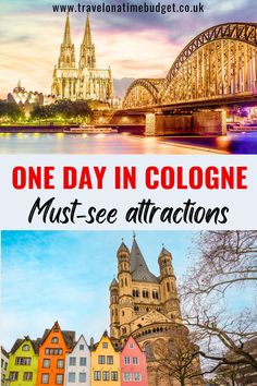 2 images of the things to do in Cologne on one day in Cologne Best Cities In Germany, Germany Bucket List, Time Budget, German Travel, Visit Germany, Tourist Office, Koln