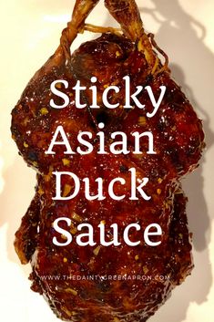 Duck Marinade Recipes, Chinese Duck Recipe, Duck Marinade, Crispy Duck Recipes, Roasted Duck Recipes, Goose Recipes, Roasted Duck, Green Apron, Asian Sauce