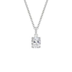 Pavé Diamond Bail Pendant - Platinum. A beautiful center gem is elegantly held in a four prong basket attached to a bail glittering with pavé set diamond accents. Brilliant Earth, Eternity Ring, Pave Diamonds, Quality Jewelry, Platinum, Gems, Gemstones, Chain, Pendant