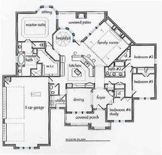 the floor plan for this house