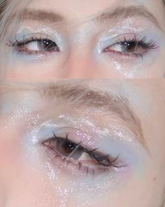 Glitter Douyin Makeup, Siren Aesthetic, Makeup Things, Douyin Makeup, Doll Eye Makeup, Swag Makeup, Feeling Pretty