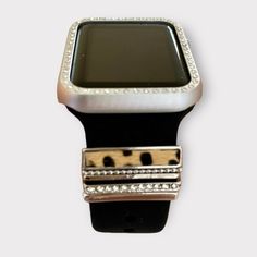 Apple Watch Band Light Leopard Charms Watchband Set Apple Watch Case Options Material: stainless steel-Leather *Please do not get the charms wet or the leather may lift from the metal!* Size : 38/40/41MM or 42/44/45/49MM Apple Watch Series 1 2 3 4 5 6 7 8 9 SE Ultra Colors available: Silver-Gold-Black-Rose Gold Suitable for apple watch band silicone sport band accessories This stylish piece adds a touch of elegance to your overall look, which feels like part of a watch Stainless steel manufactur Black Bead Apple Watch Band, Black Metal Bracelet Strap Apple Watch Band, Leopard Apple Watch Band, Black Wear-resistant Rectangular Apple Watch Band, Black Wear-resistant Apple Watch Band, Handmade Watch Bands, Band Accessories, Diamond Decorations, Apple Watch Models