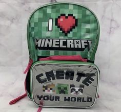 Creeper Costume, Minecraft Backpack, Kids Backpack Boys, Harry Potter Lego Sets, 2000s Scene, Harry Potter Lego, Minecraft Toys, Minecraft Aesthetic, Silly Clothes