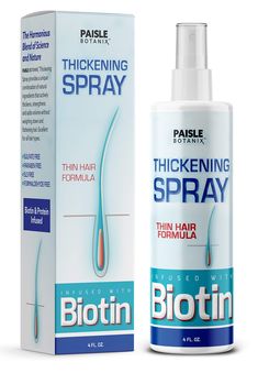 PRICES MAY VARY. HAIR THICKENER FOR FINE HAIR this biotin spray is the one of the best hair thickener products for women and men. With its unique restorative properties, this thickening spray will leave your hair with newfound texture and shine. NATURAL DHT BLOCKER research shows that hair loss can often be caused by lack of nutrition, and access to DHT. This DHT blocking spray is packed with natural dht blockers , vitamins , and the necessary nutrients for healthy hair regrowth. BIOTIN FOR HAIR Hair Thickening Serum, Fine Hair Volume, Thicken Hair Naturally, Spray For Hair, Hair Thickening Spray, Volume Spray, Hair Volume Spray, Get Thicker Hair, Hair Color Spray