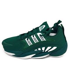 Adidas Crazy BYW 2.0 'Team Dark Green' FV7108 (SNKR/Retro/Basketball/Wear-resistant) Green Sporty Basketball Shoes For Streetwear, Sporty Green Basketball Shoes For Streetwear, Green Sporty Basketball Shoes With Branded Insole, Sporty Green Basketball Shoes, Sporty Green Mid-top Basketball Shoes, Green Basketball Shoes With Boost Midsole, Green Adidas Sporty Sneakers, Retro Basketball Shoes With Boost Midsole For Light Sports, Retro Green Adidas Sneakers