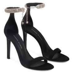 High Heel Black, Colour Set, Outfit Shoplook, Suede Sandals