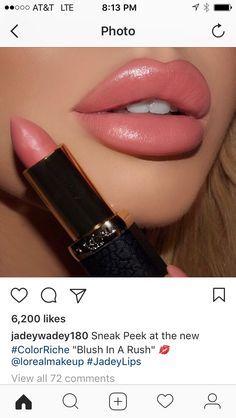 Loreal Blush, Mac Lipstick Shades, Makeup Swatches, Pink Lipstick, Beauty Makeup Tips, Makeup Obsession, Kiss Makeup, Drugstore Makeup, Lipstick Makeup