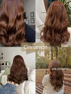 Hair Colors For Olive Undertones, Ash Brown Hair With Copper Highlights, Italian Hair Color, Light Brown Hair For Neutral Skin Tone, Gingerbread Brown Hair, Brown Wine Hair Color, Cinnamon Hair Color Brown, Dark Auburn Copper Hair, Natural Looking Hair Color Ideas