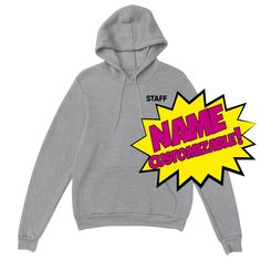 Hoodie STAFF Hoodie Ship Crew Hoodie Film Crew Set Crew Film Staff Music Studio Hoodie Band Hoodie Production Hoodie Team Hoodie CUSTOM Name - Etsy Heather Grey Hooded Sweatshirt With Adjustable Hood, Heather Grey Double-lined Hoodie, Hip Hop Fleece Hoodie, Hip Hop Fleece Hooded Hoodie, Winter Fan Apparel Hoodie In Athletic Heather, Winter Fan Merchandise Hoodie With Adjustable Hood, Winter Fan Merchandise Sweatshirt With Adjustable Hood, Hip Hop Style Fleece Hoodie With Adjustable Hood, Fall Crew Hoodie With Logo Print