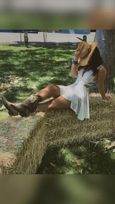 White dress  • Cowboy boots   • Concert outfit   • Country concert   • Country outfits   • Western fashion   • Cowboy hat   • White sundress   • Cowboy boot outfit   • Aesthetic   • Summer outfit   • Festival outfit   • Outfit inspo   • Ootd   • Cowgirl White Dress Cowboy Boots Outfit, Boot Outfit Aesthetic, Cowboy Boots Concert Outfit, Sundress With Cowboy Boots, White Dress With Cowboy Boots, Cowboy Boots Concert, White Dress Cowboy Boots, Boots Concert Outfit