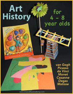 History Lessons For Kids, Artists For Kids, Kindergarten Art, Kids Books