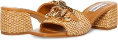 Amazon.com | Steve Madden Women's Santana Heeled Sandal, Raffia, 8 | Heeled Sandals Amazon Shoes, Steve Madden Sandals, Heeled Sandal, Trend Forecasting, Chunky Platform, Summer Sandals, Heeled Sandals, Sandals Summer