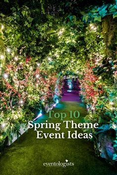 the top 10 spring theme ideas for events