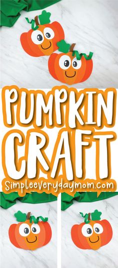 pumpkin craft for kids to make with paper