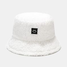 Material: Cotton, PolyesterSize: Free Size Mens College Fashion, Fuzzy Bucket Hat, Bob Chapeau, Fluffy Bucket Hat, Bucket Hat White, Camping List, Rose Beige, Fake Smile, Outdoor Hats