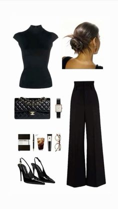 #explorepage Stylish Work Attire, Corporate Outfits, All Black Outfit, Mode Inspo, 가을 패션, Mode Inspiration