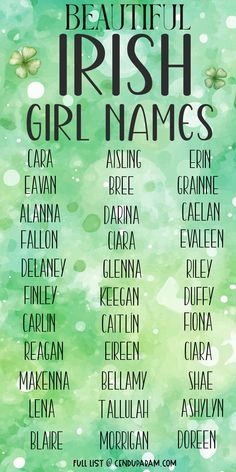 Looking for some beautiful and unique baby girl names? Check out this Irish baby girl names list with meanings. If you're after that Irish girl names aesthetic, this list has Irish names with pronunciations. Traditional Irish girl names. Celtic Girl Names. Gaelic girl names. Irish baby names with meanings. Popular Irish names. Old Irish names. Celtic baby names. Pretty Irish girl names. Cute baby girl names. Pretty baby girl names. Baby girl names 2024. Check out the full baby names lists and leave comment! Girl Names Aesthetic, Old Irish Names, Celtic Baby Names, Strong Girl Names, Girl Names List, Irish Baby Girl Names, Greek Girl Names, Biblical Girl Names