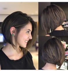 Chic Bob, Bob Cut Wigs, Cute Short Haircuts, Brazilian Straight Hair, Short Straight Hair