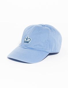 Columbia University Needlepoint Hat | Mens Dress Clothes & Accessories Blue Six-panel Fitted Hat With Embroidered Logo, Classic Blue Snapback Hat With Curved Bill, Blue Fitted Hat With Embroidered Logo And Curved Brim, Blue Cotton Snapback Fitted Hat, Light Blue Cotton Hat With Curved Brim, Blue Cotton Fitted Hat, Blue Six-panel Baseball Cap With Embroidered Logo, Blue Baseball Cap With Curved Brim And Embroidered Logo, Classic Blue Baseball Cap With Curved Visor