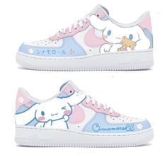 Hand Painted With High Quality Paint Guaranteed To Not Crack Or Chip Been Professionally Hand-Painting Shoes For Over A Decade Please Allow 5-7 Days To Ship Since They Are Made To Order Nike Kids Shoes, Painting Shoes, Pretty Sneakers, Hello Kitty Shoes, Painted Sneakers, Unicorns Clipart, Custom Nike Shoes, Custom Nike, Youth Shoes