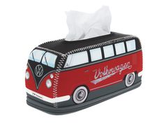 PRICES MAY VARY. RED & BLACK: This iconic cosmetic tissue dispenser is in red and black and features the silver "Volkswagen" lettering. Dimensions: 24 x 8.5 x 11 cm (9.4 x 3.3 x 4.3 inches). PRACTICAL DETAILS: Filling the tissue boxes is very easy. There is a zipper running all around the bottom of the box. The tissues are inserted without the cardboard box. MULTIFUNCTIONAL: The iconic neoprene tissue box holders can be used in the bathroom, kitchen, or office as cosmetic, napkin, and tissue dis Campervan Design, Camper Tops, Bus Design, T1 Bus, Colored Mason Jars, Combi Volkswagen, Combi Vw, Tissue Box Holder, Vw T1