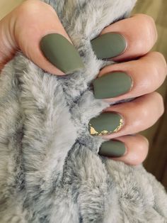 "Bring on the fall vibes with this stunning moss green! 🍃 Nail your seasonal style effortlessly! 🍁 #AutumnStyle #MossGreenNails #NailFashion" Spring Nail Designs, Brighter Days, Spring Nail, Nail Designs Spring, Blooming Flowers