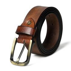 Indulge in timeless elegance with our Full Grain Leather Belt, expertly handcrafted for the discerning individual. Each belt is meticulously constructed from premium full-grain leather, ensuring superior quality and unmatched style for every occasion. Salient Features Material: Buffalo Leather Color: Brown with orange and black accents Intricately handcrafted by leather craftsmen to ensure utmost finishing. Adjustable buckle closure Cool Messenger Bags, Best Travel Bags, Waxed Canvas Bag, Leather Craftsmen, Tan Guys, Duffel Bag Backpack, Trolley Bags, Bag Suitcase, Briefcase For Men