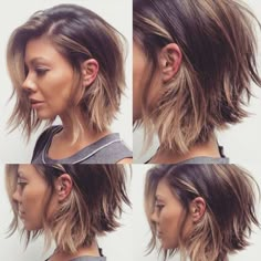 Wavy Bob Hairstyles, Choppy Bob Hairstyles, Super Hair, Medium Hair Cuts, Short Bob Hairstyles, Messy Hairstyles, Bobs Haircuts, Trendy Hairstyles, Hair Highlights