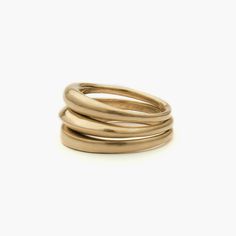 Jomma Ring Set — Fay Andrada Modern Brass Ring With Polished Finish, Modern Brass Rings With Polished Finish, Brass Open Ring With Polished Finish, Polished Brass Open Ring, Modern Brass Midi Rings, Modern Brass Open Ring, Modern Brass Open Stackable Rings, Classic Hand Forged Brass Rings, Everyday Brass Rings With Polished Finish