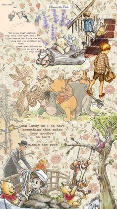 winnie the pooh and her friends in wonderland