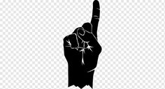 a black and white drawing of a hand making the peace sign with its fingers, hd png