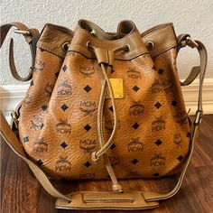 Mcm: Bucket Bag In Good Condition. Mcm Bucket Bag, Color Orange, Bucket Bag, Bag Lady, Shop My, Orange, Handbags, Best Deals, Closet