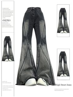 45332507951354|45332507984122|45332508016890|45332508049658 Trashy Emo, Gothic Jeans, 90s Aesthetic Vintage, Y2k 90s Aesthetic, Emo Clothes, Jean Pants, Winter Jeans, Emo Outfits, 90s Aesthetic