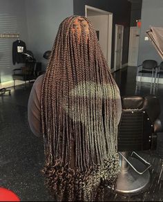 Long Curly Braids, Knotless Braids Long, Curly Knotless, Long Knotless Braids, Braids Long, Lemonade Braids Hairstyles, Braids Knotless, Curly Braids, Big Box Braids Hairstyles