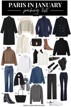 Paris Chic Style Outfits Winter, Black And Navy Winter Outfit, Winter Casual Business Outfits, Paris Winter Travel Capsule, What To Wear To Paris In Winter, Parisian Style Winter Chic Outfit, Paris Winter Fashion 2023, What To Wear Paris Winter, Paris Capsule Wardrobe Winter