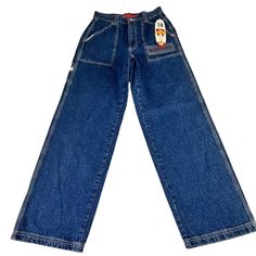 Revolt Carpenter Jeans Womens Size 7 8 Dark Blue Retro Vintage Y2k 90s Baggy Wide Leg 3781 Please Review Measurements Provided Photos Are The Best Descriptors, Please Consider Them Before Purchase Most Items Ship Same Or Next Day Offers Are Welcome Baggy Lowrider Y2k Chola Style Lowrider 90s 90s Style Blue Jeans, Chola Style, 90s Baggy, Carpenter Jeans, Lowrider, Jeans Womens, Y2k 90s, Flare Jeans, Vintage Y2k