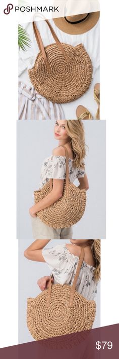 Boho Spring Bag Great for the beach, barbecues, or any other spring and summer festivities. ☀️  Firm Price Bags Shoulder Bags Spring Bags, Spring Boho, Bags Shoulder, Straw Bag, Shoulder Bags, The Beach, Festival, Shoulder Bag, Best Deals