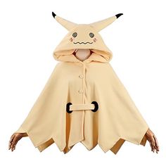 Mimikyu Cosplay, Cloak Dress, Costume Shoes, Black Lightning, Cute Pajamas, Performance Wear, Hooded Blanket, Halloween Women, Halloween Cosplay