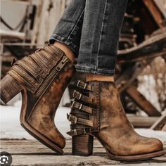 Freebird Hermosa Tan, Worn A Few Times Boho Boots, Hot Boots, Freebird By Steven, Estilo Chic, Crazy Shoes, Boots Outfit, Cowgirl Boots, Boot Sandals, Cute Shoes