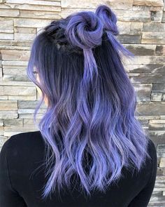 Periwinkle Hair Color, Periwinkle Hair, Goth Hairstyles, New Hair Trends, Cute Hair Colors, Candy Hair, Lilac Hair, Coloured Hair