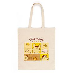 Paster color tote bag features Sanrio characters print, super cute and light weight. 100% Authentic. Sanrio Tote, Sanrio Pompompurin, Shopping Totes, Flat Pouch, Hello Kitty My Melody, Backpack Brands, Hello Kitty Items, Eco Bag, Cotton Tote Bag